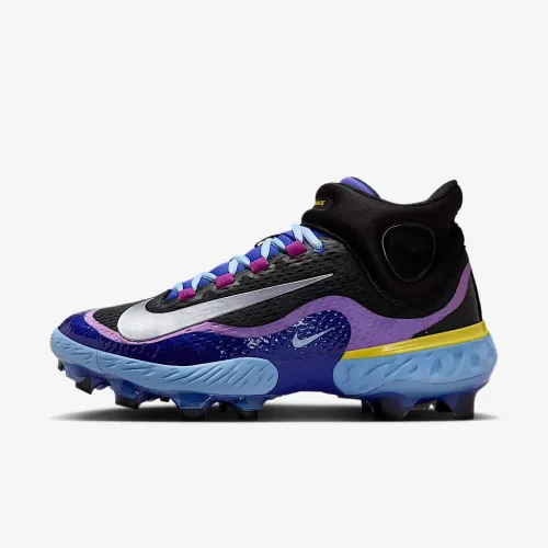 Nike Alpha Huarache Elite 4 Mid NRG бейсбольные бутсы цвет фиолетовый