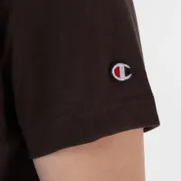 Футболка Champion Embroideколір червоний Script Logo 219206-MS548 - коричнева