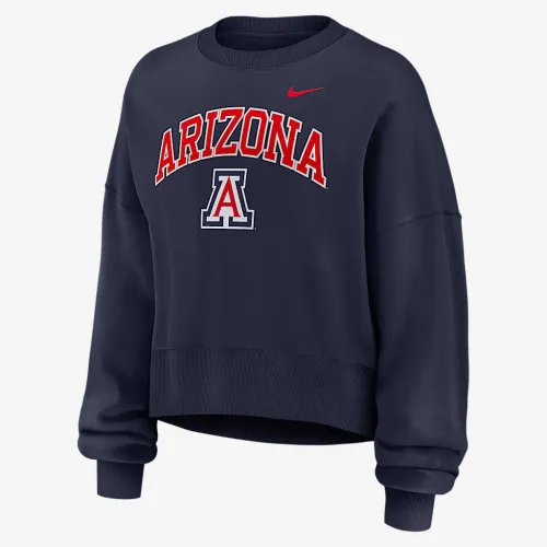 Arizona Phoenix Arch женская Nike College Pullover Crew синий