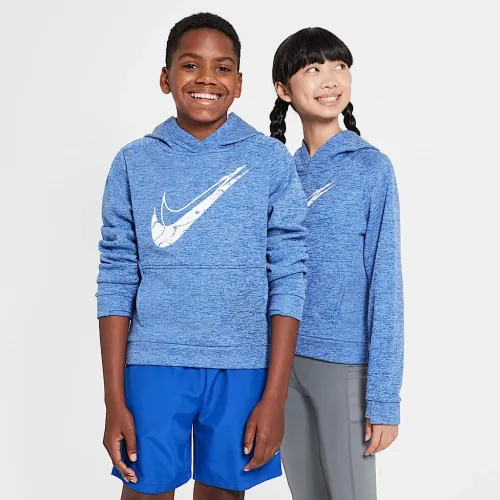 Nike Multi Stain Repel Big дитячі Therma-FIT Толстовка з капюшоном блакитний