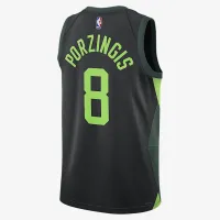 Kristaps Porziņģis Boston Celtics 2024/25 City Edition чоловічі Nike Dri-FIT NBA Swingman Jersey колір чорний