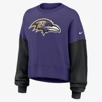 Baltimore Ravens жіноча Nike NFL Pullover Crew колір фіолетовий