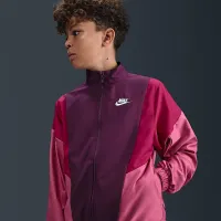 Nike Sportswear Big дитячі Woven Tracksuit колір фіолетовий