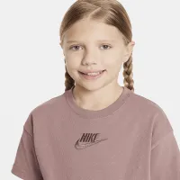 Nike Sportswear Big детские футболка цвет фиолетовый