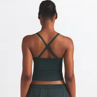 NikeSKIMS Shine женская V-Neck Tank Top цвет зеленый
