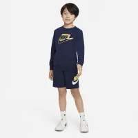Nike Sportswear Club Little детские French Terry шорты синий