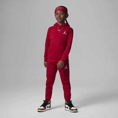 Nike Jordan MJ Essentials Fleece Little детские Pullover Толстовка с капюшоном набор Red