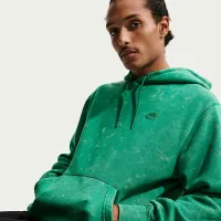 Nike Sportswear Club чоловічі Washed Fleece Толстовка з капюшоном колір зелений