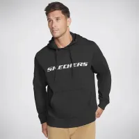 Кофта/футболка Skechers Apparel Heritage Pullover Толстовка с капюшоном MHD12BLK -  Черная