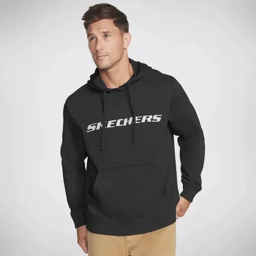 Кофта/футболка Skechers Apparel Heritage Pullover Толстовка с капюшоном MHD12BLK -  Черная