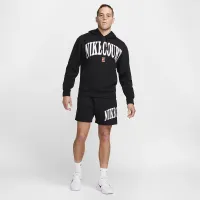 NikeCourt Heritage чоловічі Dri-FIT Fleece Tennis Толстовка з капюшоном колір чорний