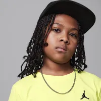 Nike Jordan Big детские Jumpman Air Embroideцвет красный футболка Yellow