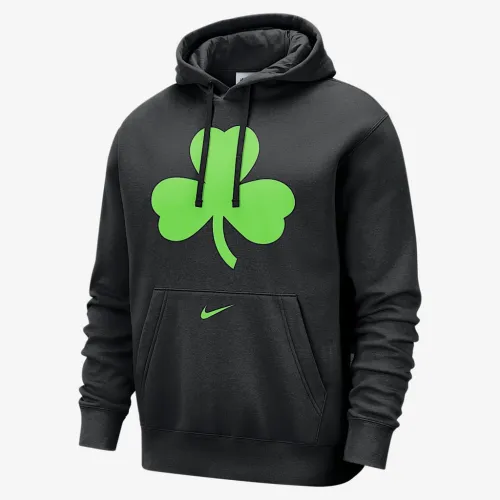 Boston Celtics Club City Edition мужские Nike NBA Fleece Pullover Толстовка с капюшоном цвет черный