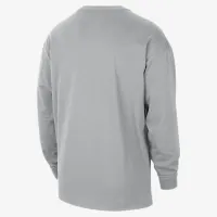 Dallas Mavericks Courtside City Edition чоловічі Nike NBA Max90 Long-Sleeve футболка колір сірий