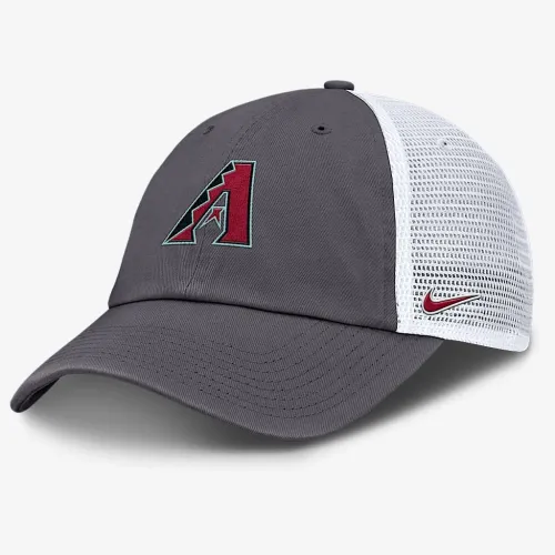 Arizona Diamondbacks Club мужские Nike MLB Trucker Adjustable Hat цвет серый