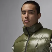 Nike Jordan Flight мужские Down Vest цвет зеленый