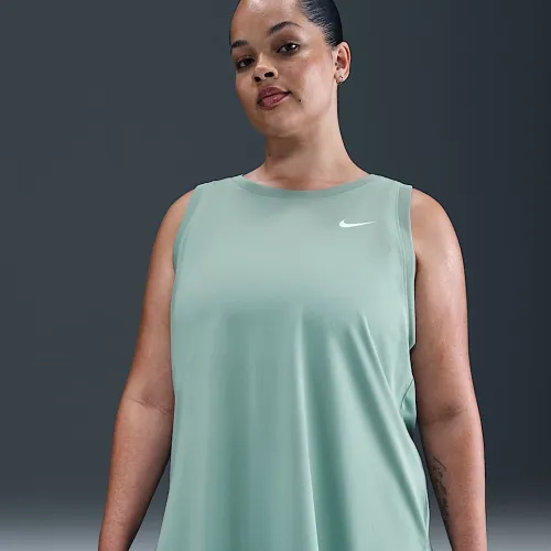 Nike Dri-FIT женская Tank (большие размеры) цвет зеленый