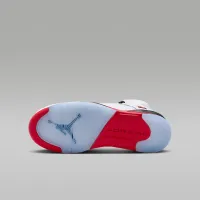Nike Air Jordan 5 Retro Big детские Кроссовки цвет белый