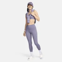 Nike One женская С высокой Талией 7/8 лосины с карманамицвет фиолетовый