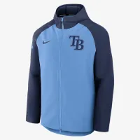 Tampa Bay Rays Authentic Collection Men’s Nike Therma MLB Full-Zip Куртка блакитний