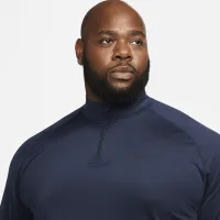 Nike Ready чоловічі Dri-FIT 1/4-Zip Fitness Top блакитний