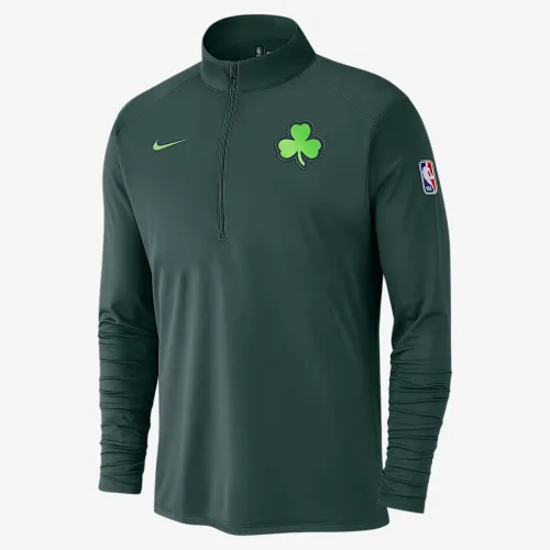 Boston Celtics City Edition чоловічі Nike Dri-FIT NBA 1/2-Zip Long-Sleeve Top колір зелений