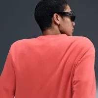 Nike Club мужские Fleece Crew Orange