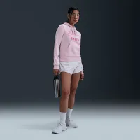 Nike женская Cheer Pullover Толстовка с капюшоном Pink