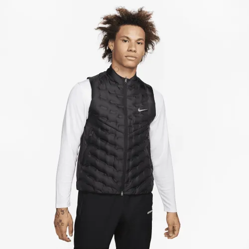 Nike Therma-FIT ADV Repel AeroLoft чоловічі Down Running Vest колір чорний