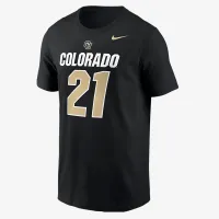 Shedeur Sanders Colorado чоловічі Nike College Football футболка колір чорний