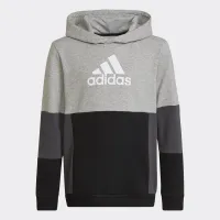 Кофта/футболка adidas Colourblock Толстовка з капюшоном HN8563 - чорно-сіра