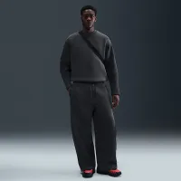 Nike Tech чоловічі Fleece Loose-Fit Open Hem Pants колір сірий