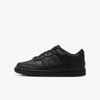 Nike Dunk Low Big детские Кроссовки цвет черный