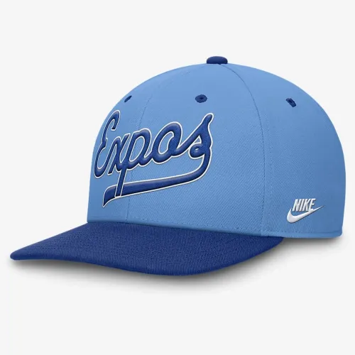 Montreal Expos Cooperstown Pro чоловічі Nike Dri-FIT MLB Adjustable Hat блакитний