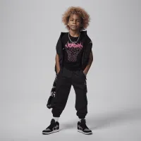 Nike Jordan Dri-FIT MJ Sport Little детские Graphic футболка цвет черный