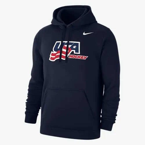 Nike Fanwear Collection Big дитячі Hockey Club Fleece Pullover Толстовка з капюшоном блакитний