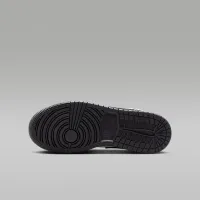 Nike Air Jordan 1 Mid Big детские Кроссовки цвет белый