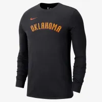 Oklahoma City Thunder Essential City Edition чоловічі Nike NBA Long-Sleeve футболка колір чорний