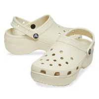 Шльопанці Crocs Classic Platform Clog 206750-2Y2 - Бежевий