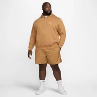 Nike Club мужские Woven Flow шорты цвет коричневый