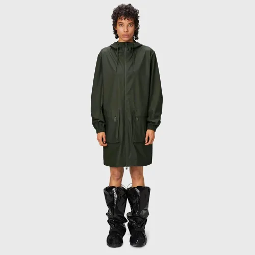 Куртка Rains Cargo Long Куртка 19850-03 - зеленая