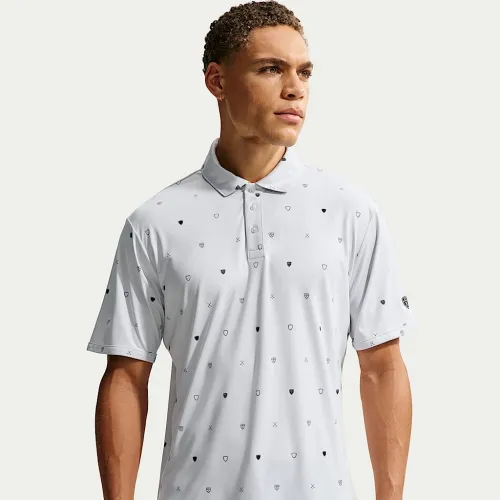 Nike Par мужские Dri-FIT Short-Sleeve для гольфа Polo цвет серый