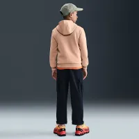 Nike Sportswear Club Fleece Big дитячі Pullover Толстовка з капюшоном колір коричневий