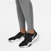 Nike Pro женская Mid-Rise Mesh-Paneled лосины цвет серый