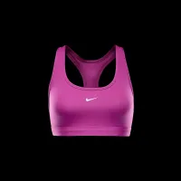 Nike Swoosh Light Support женская Non-Padded Sports Bra цвет фиолетовый