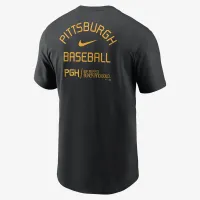 Nike City Connect (MLB Pittsburgh Pirates) мужские футболка цвет черный