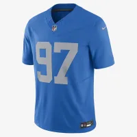 Aidan Hutchinson Detroit Lions мужские Nike Dri-FIT NFL Limited Football Jersey синий