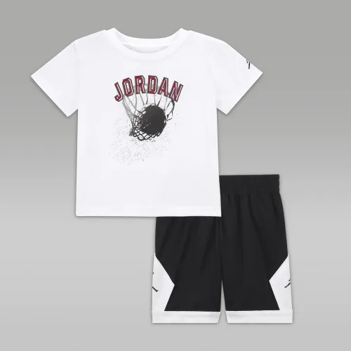 Nike Jordan Hoop Styles Baby (12-24M) 2-Piece шорты набор цвет черный