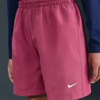 Nike Multi Big детские Dri-FIT тренировочные шорты цвет фиолетовый