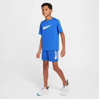 Nike Multi Big дитячі (для хлопчиків) Dri-FIT Short-Sleeve Top блакитний